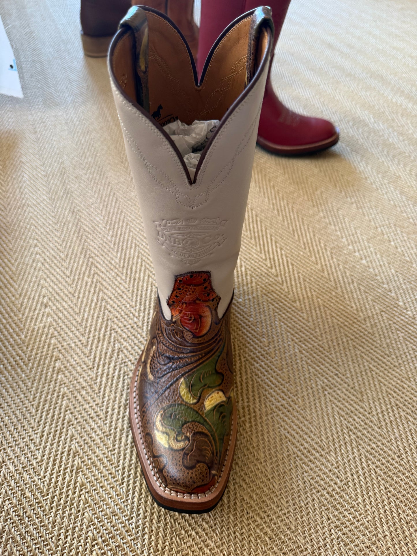 DeNiro Roper 750 western boot customized