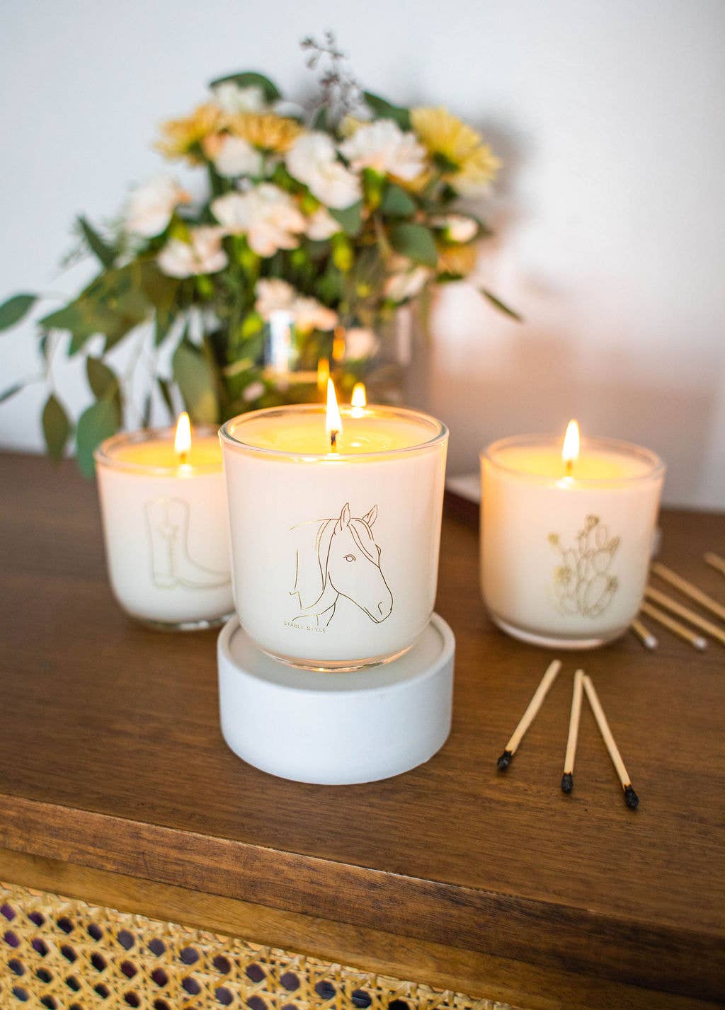 Stable Style Horse Soy Wax Candle - Spirit 