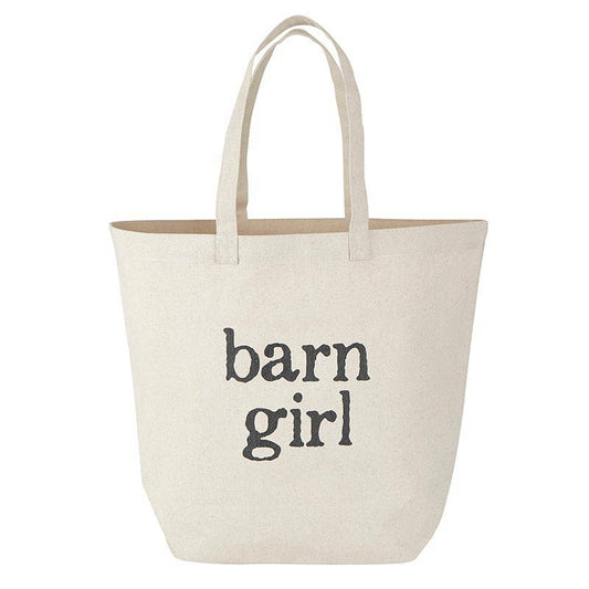 Equestrian Canvas Tote - Barn Girl