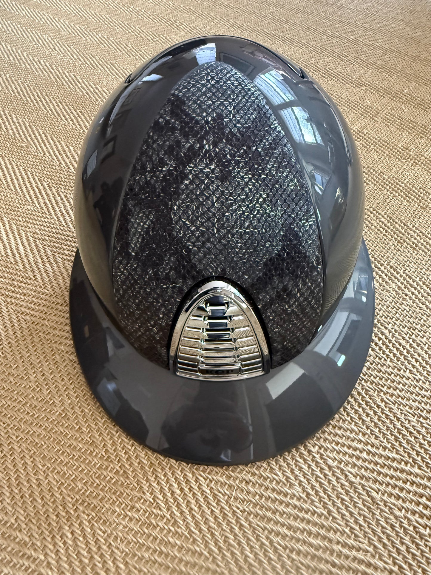 Kep Helmet using DeNiro leather swatch custom