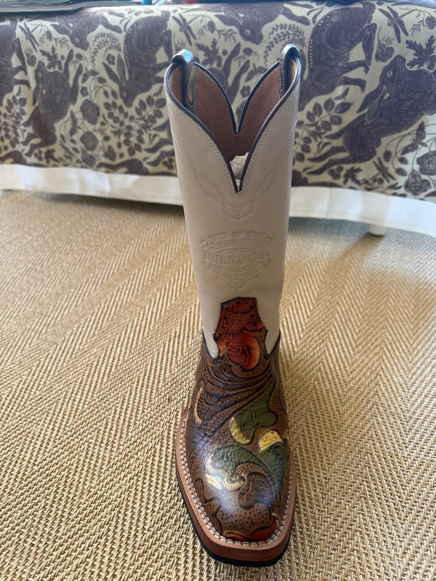 DeNiro Roper 750 western boot customized