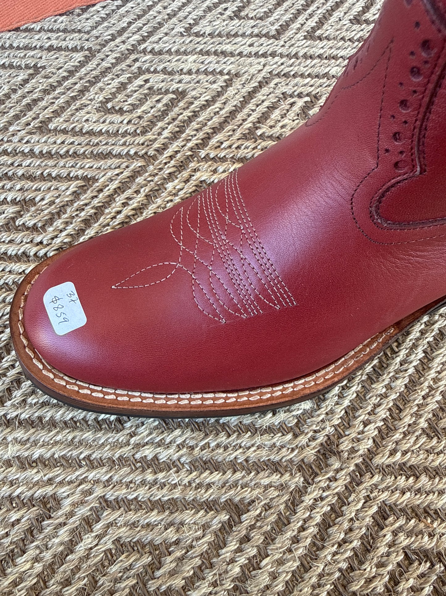 DeNiro Roper 750  western burgundy boot in stock