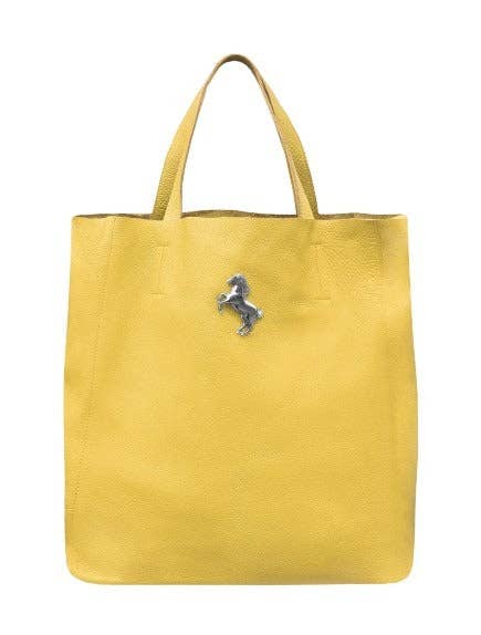 Big Leather Bag Yellow