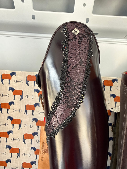 Bellini brushed burgundy Dressage boot