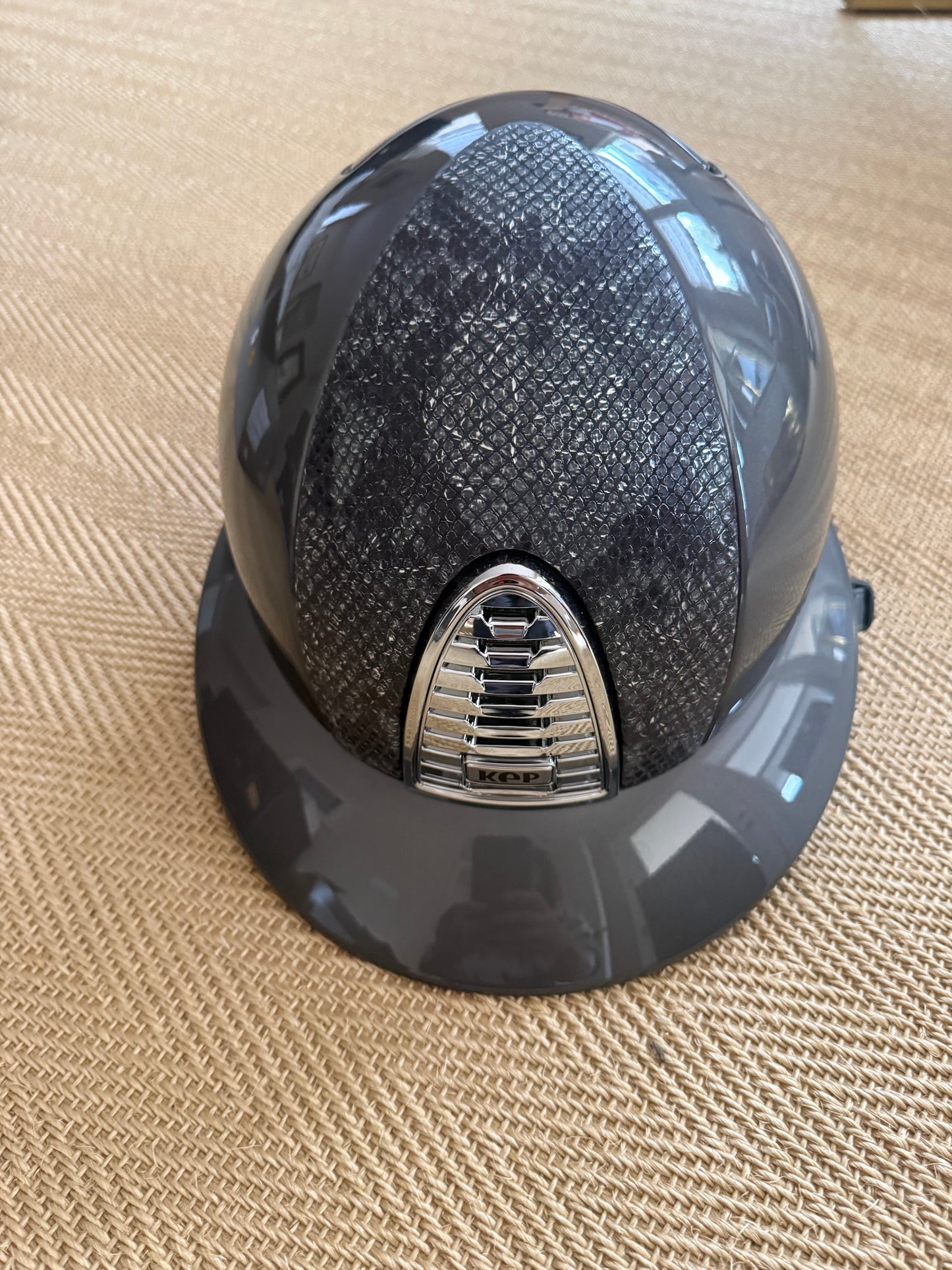Kep Helmet using DeNiro leather swatch custom