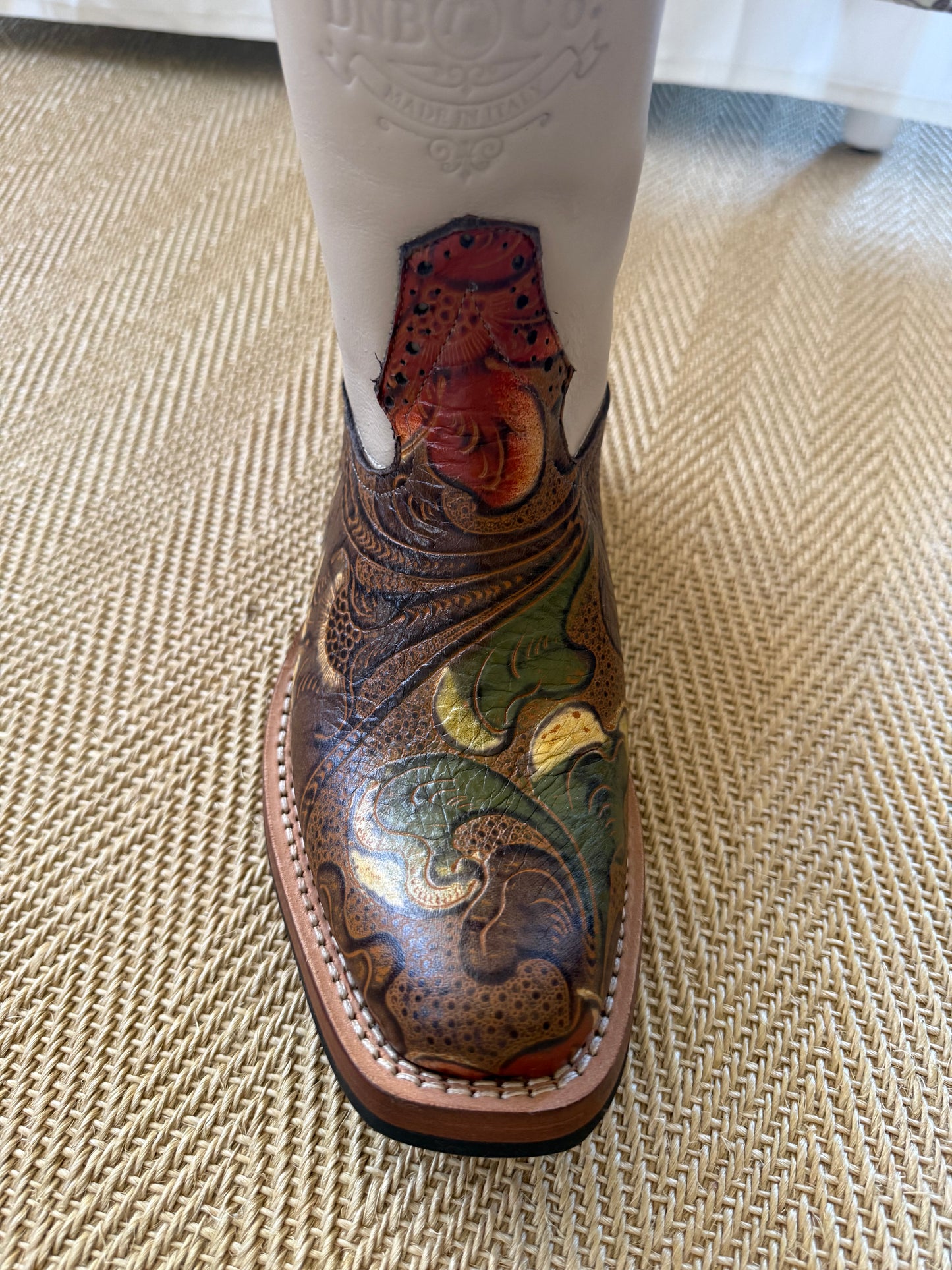 DeNiro Roper 750 western boot customized