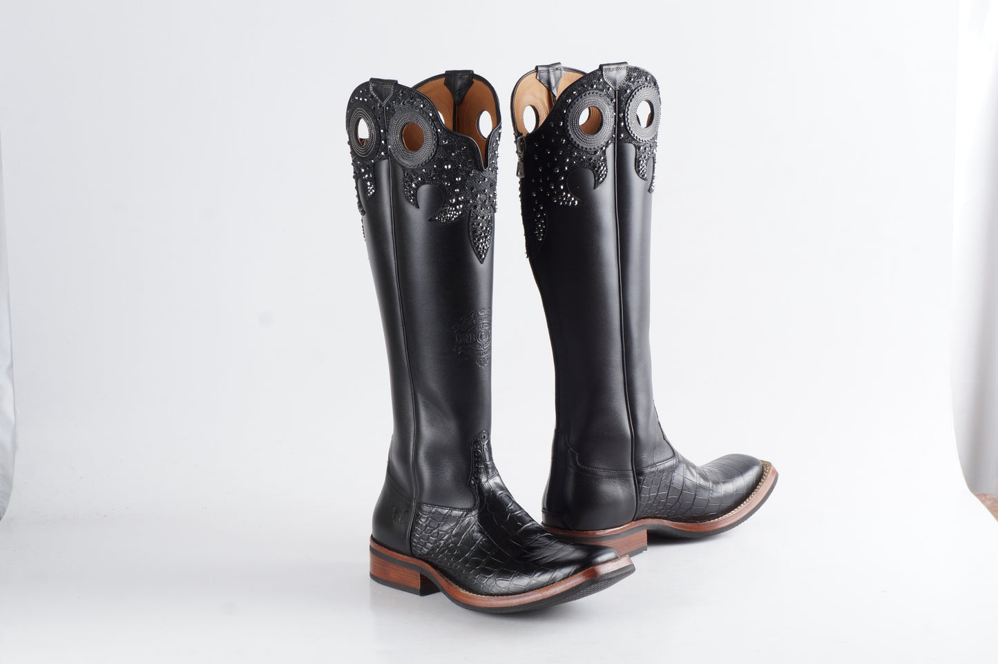 DeNiro western Buckaroo flame boot