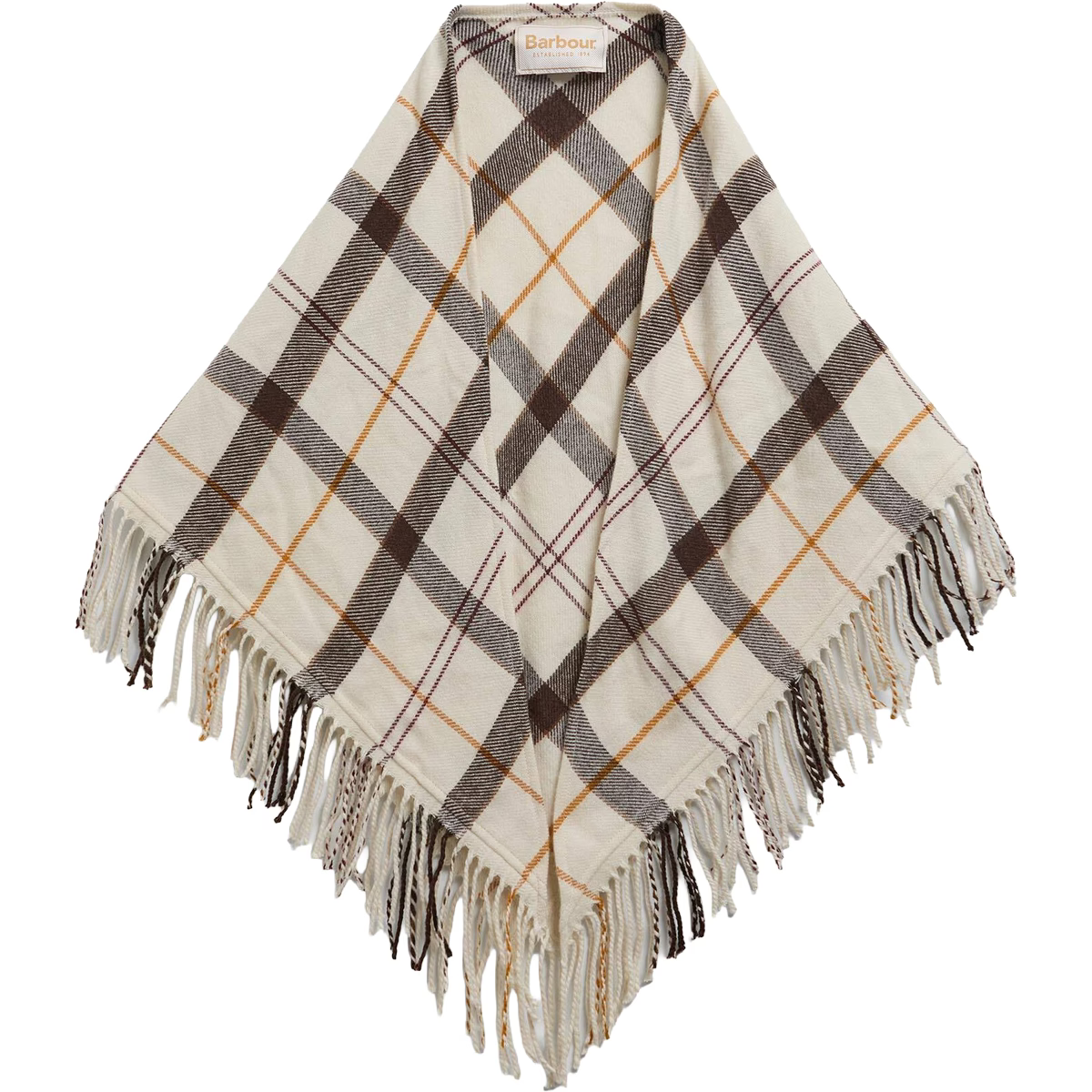 Barbour Kirklees Tartan Triangular Scarf