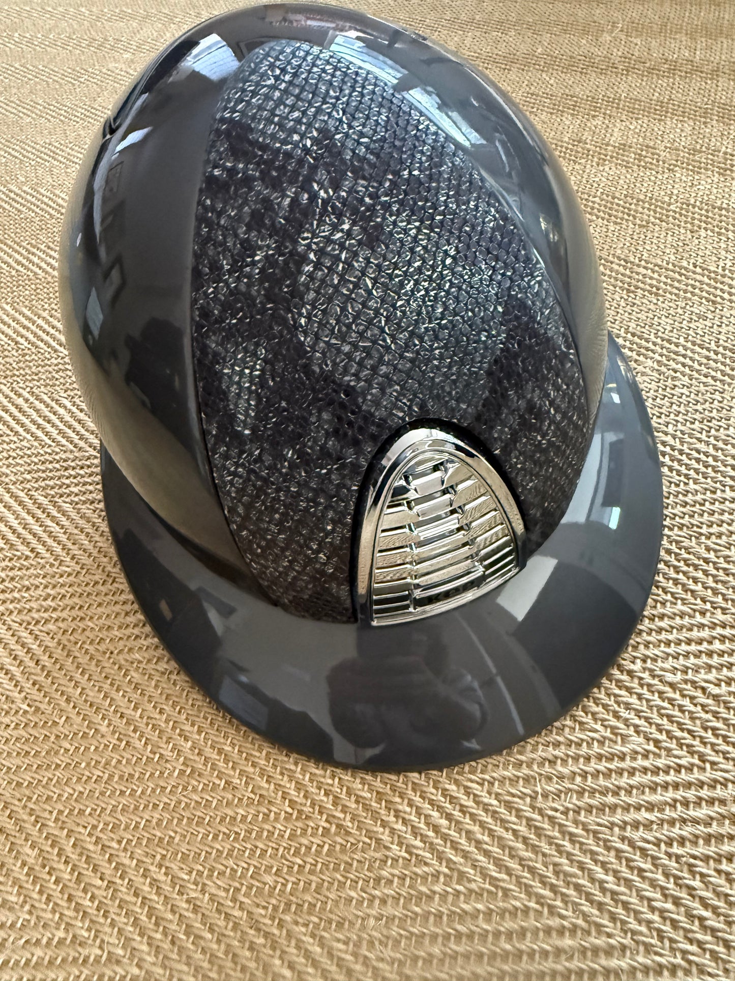 Kep Helmet using DeNiro leather swatch custom