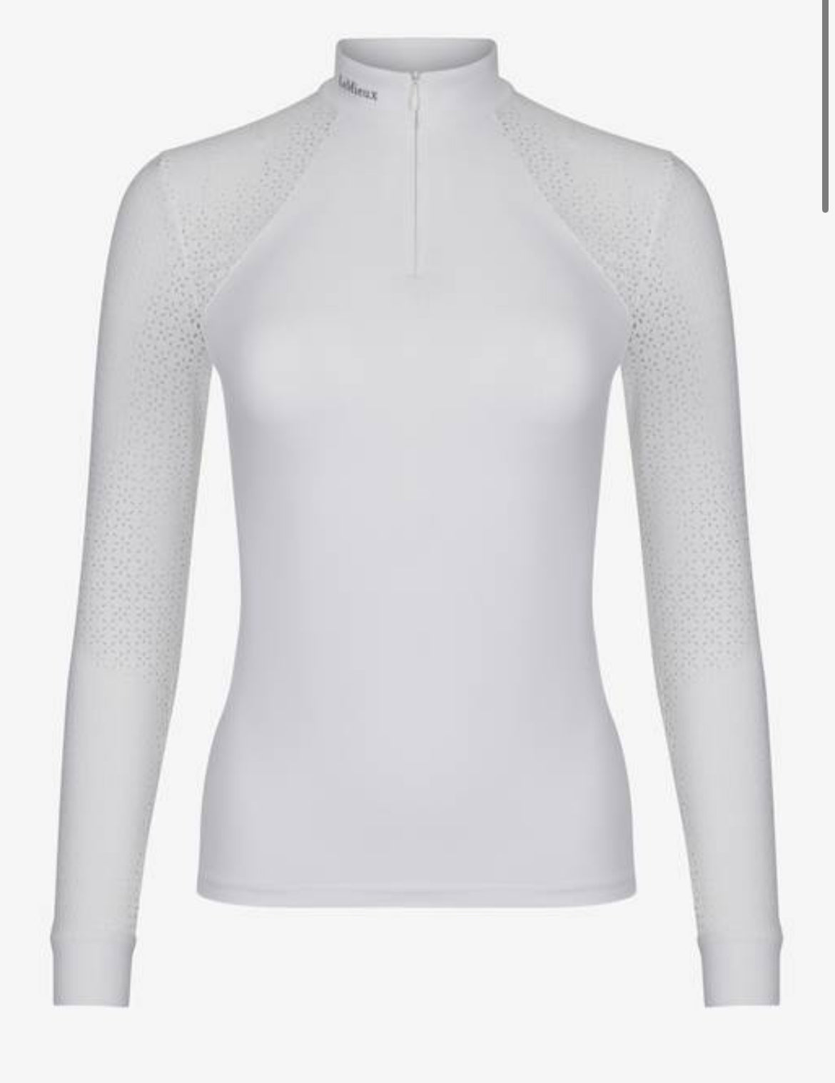 Le Mieux Olivia Long Sleeve Show Shirt White