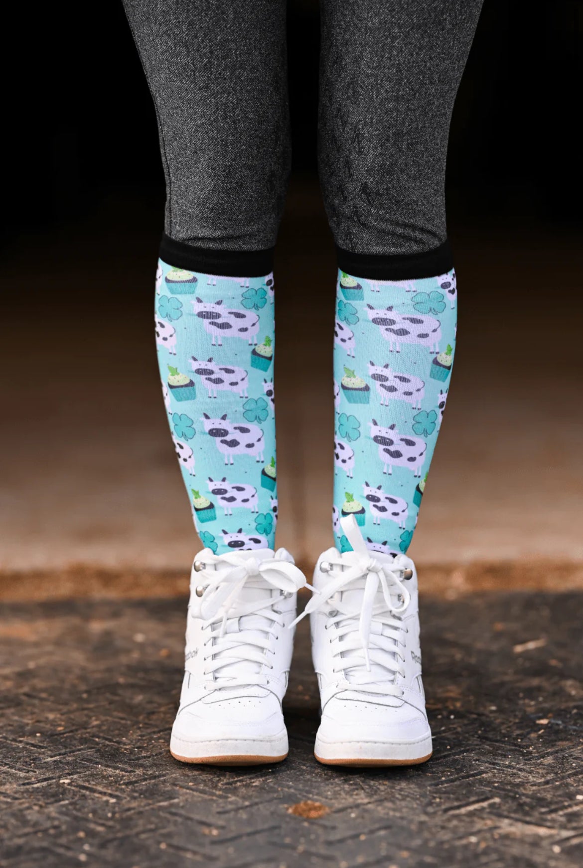 Dreamers & Schemers Youth Pair and a Spair Cow Socks