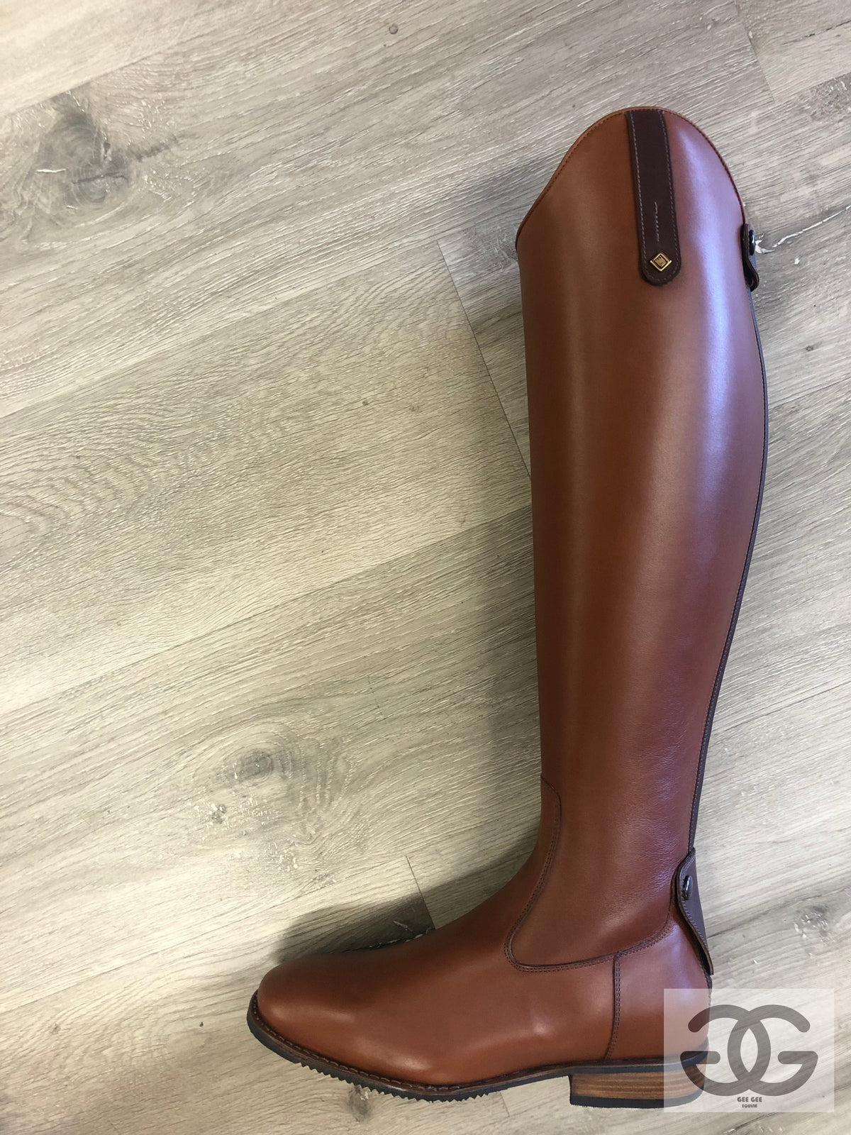 Deniro Tall Boot brandy color custom