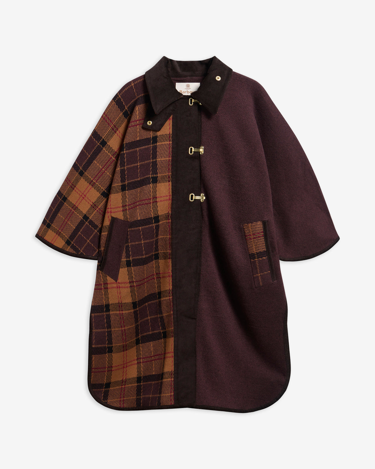Barbour Elva Wool-Blend Cape