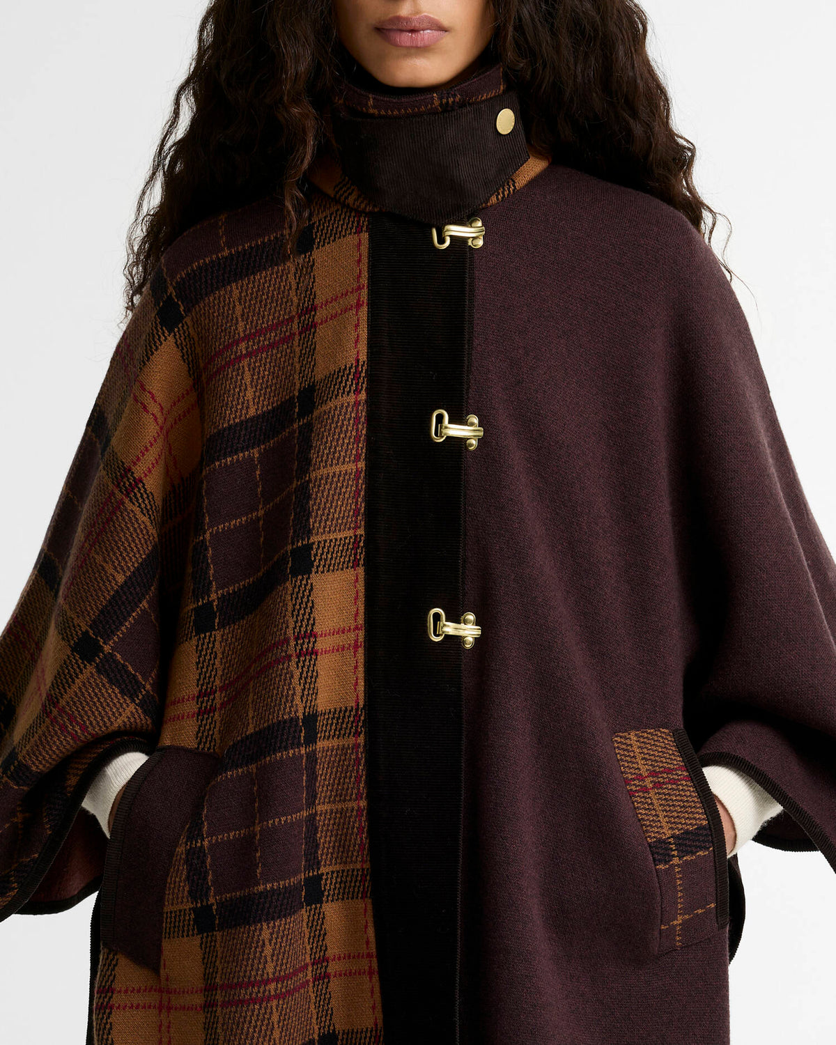 Barbour Elva Wool-Blend Cape