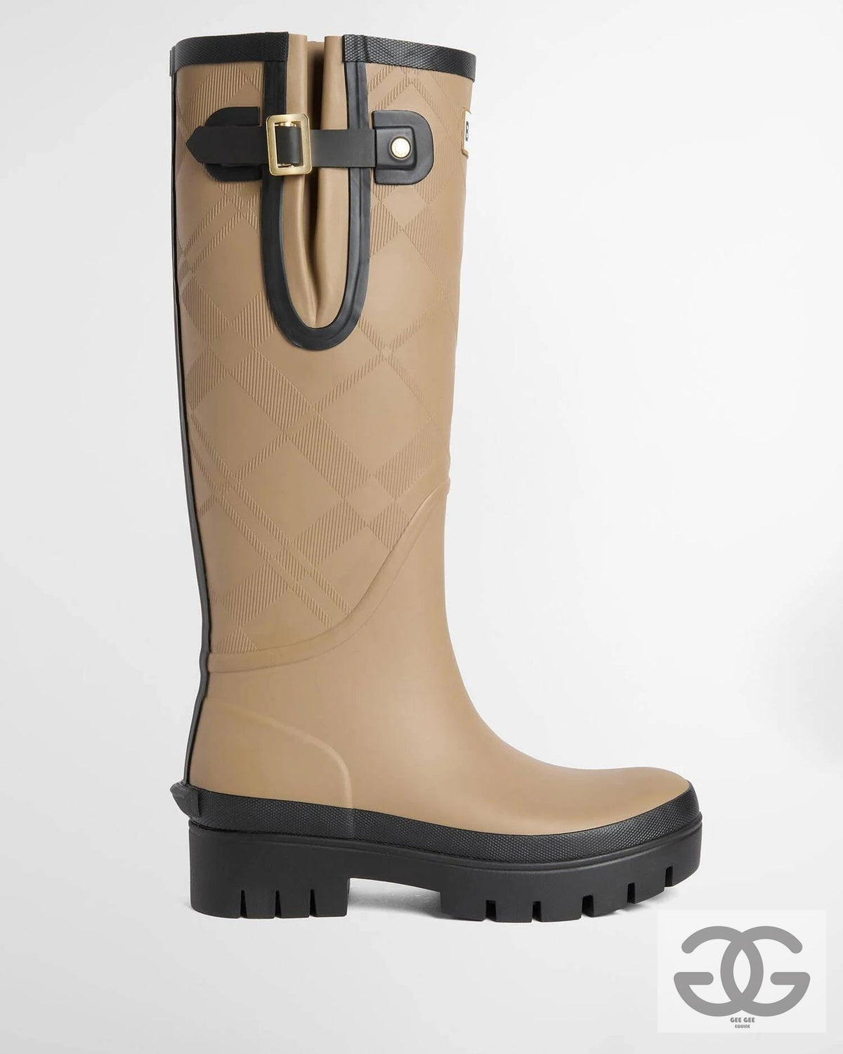 Barbour Leighton Tartan Wellington boot