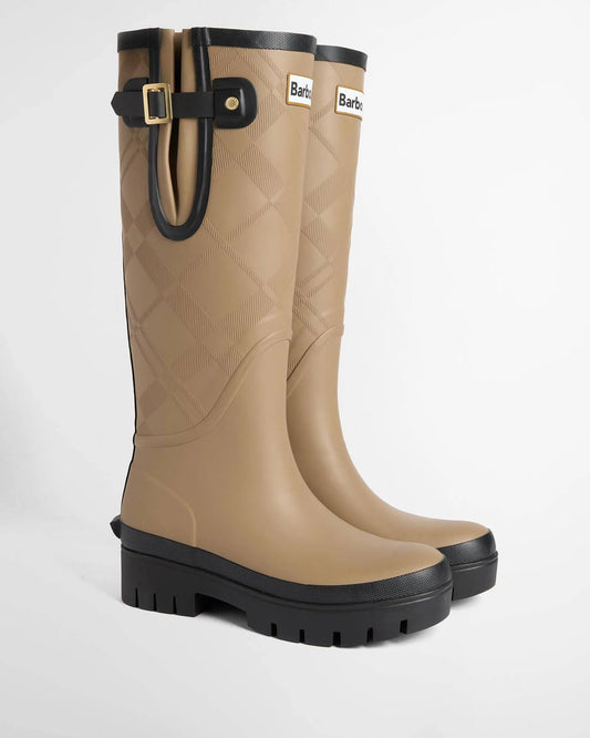 Barbour Leighton Tartan Wellington boot