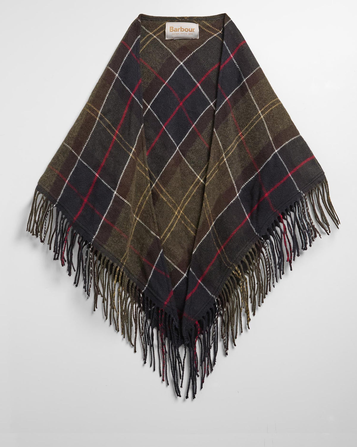 Barbour Kirklees Tartan Triangular Scarf