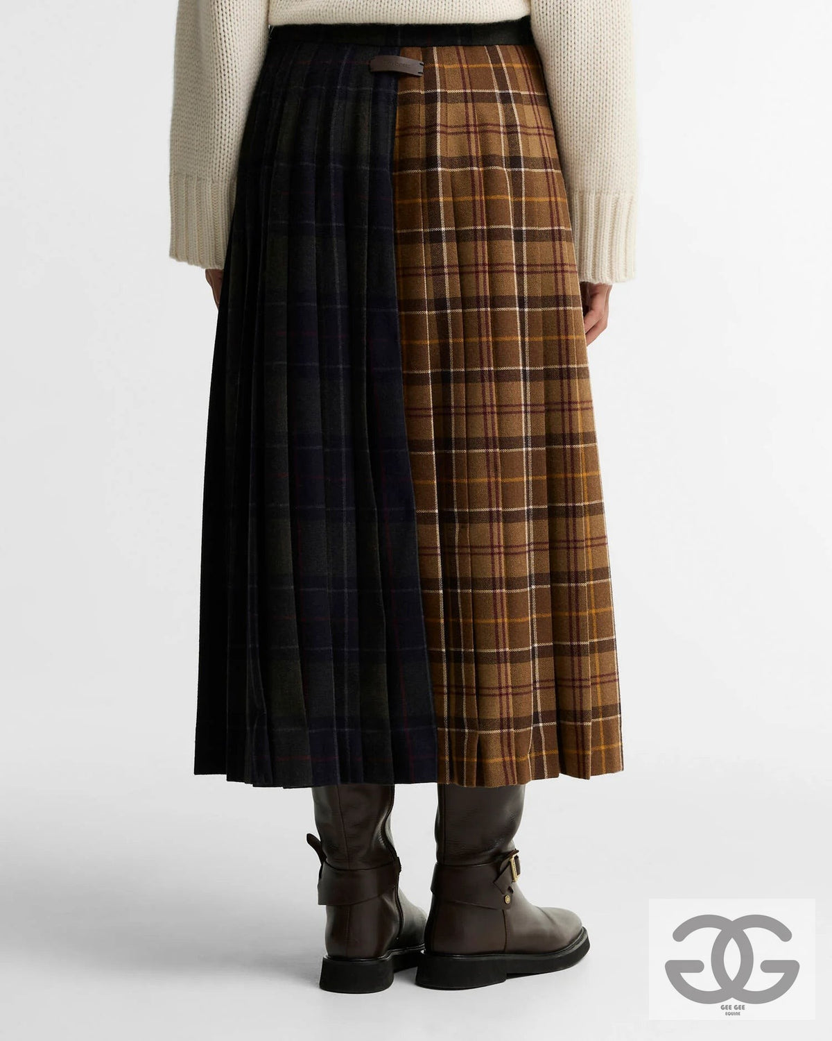 Barbour Hazelwood Tartan Midi Skirt