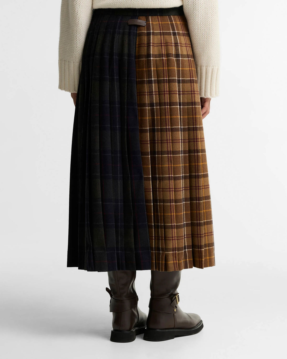Barbour Hazelwood Tartan Midi Skirt