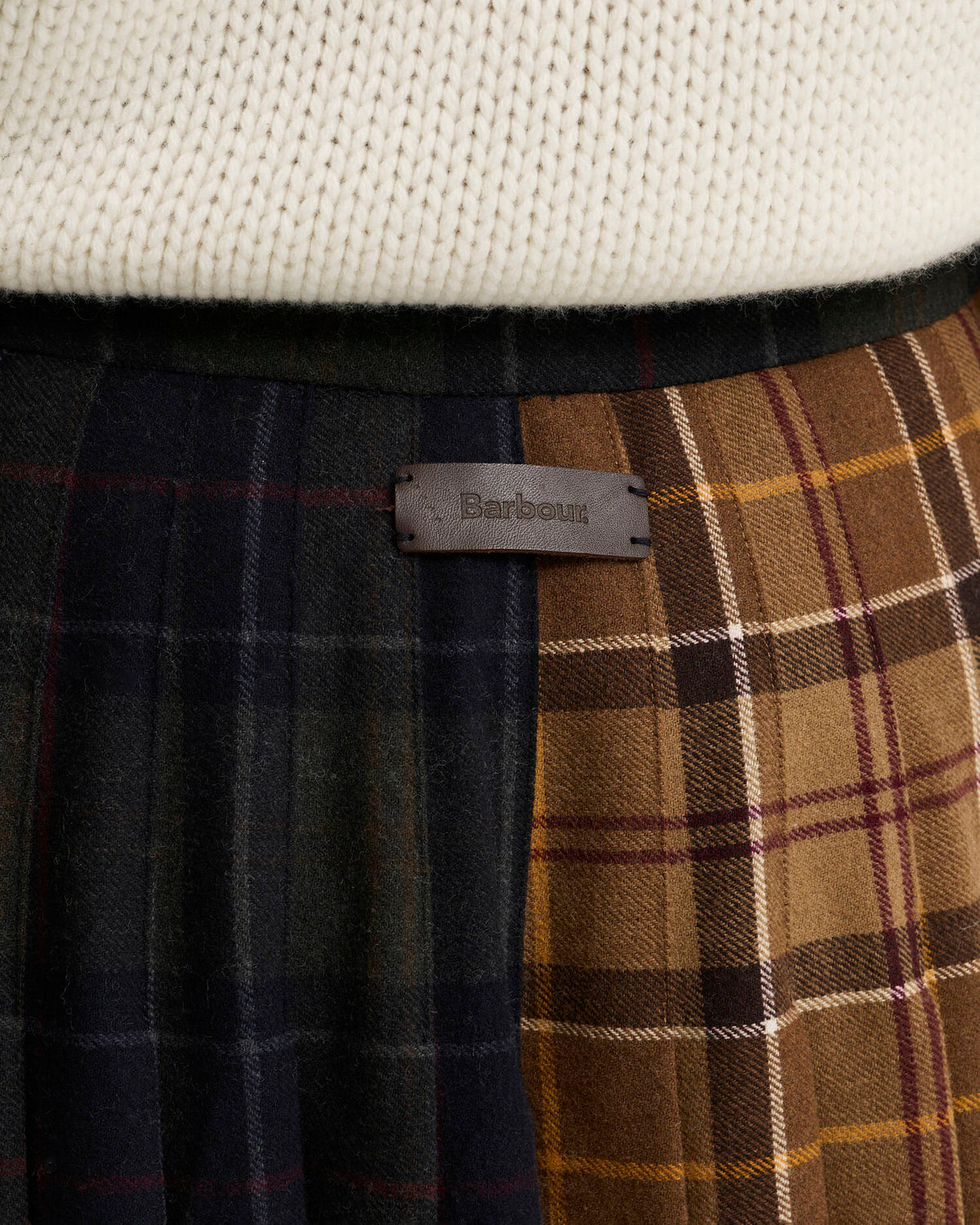 Barbour Hazelwood Tartan Midi Skirt