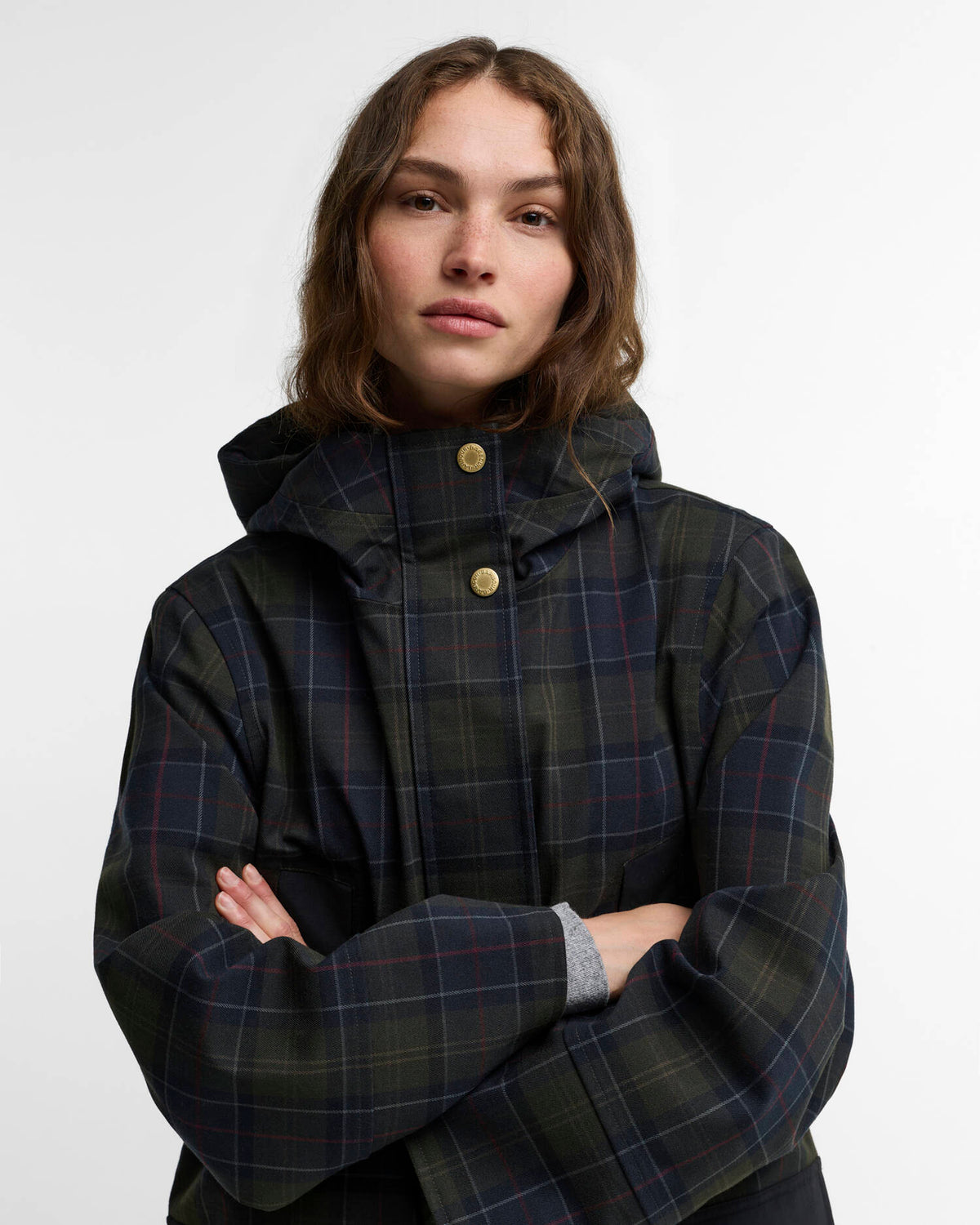 Barbour Rotsea Checked Waterproof Jacket
