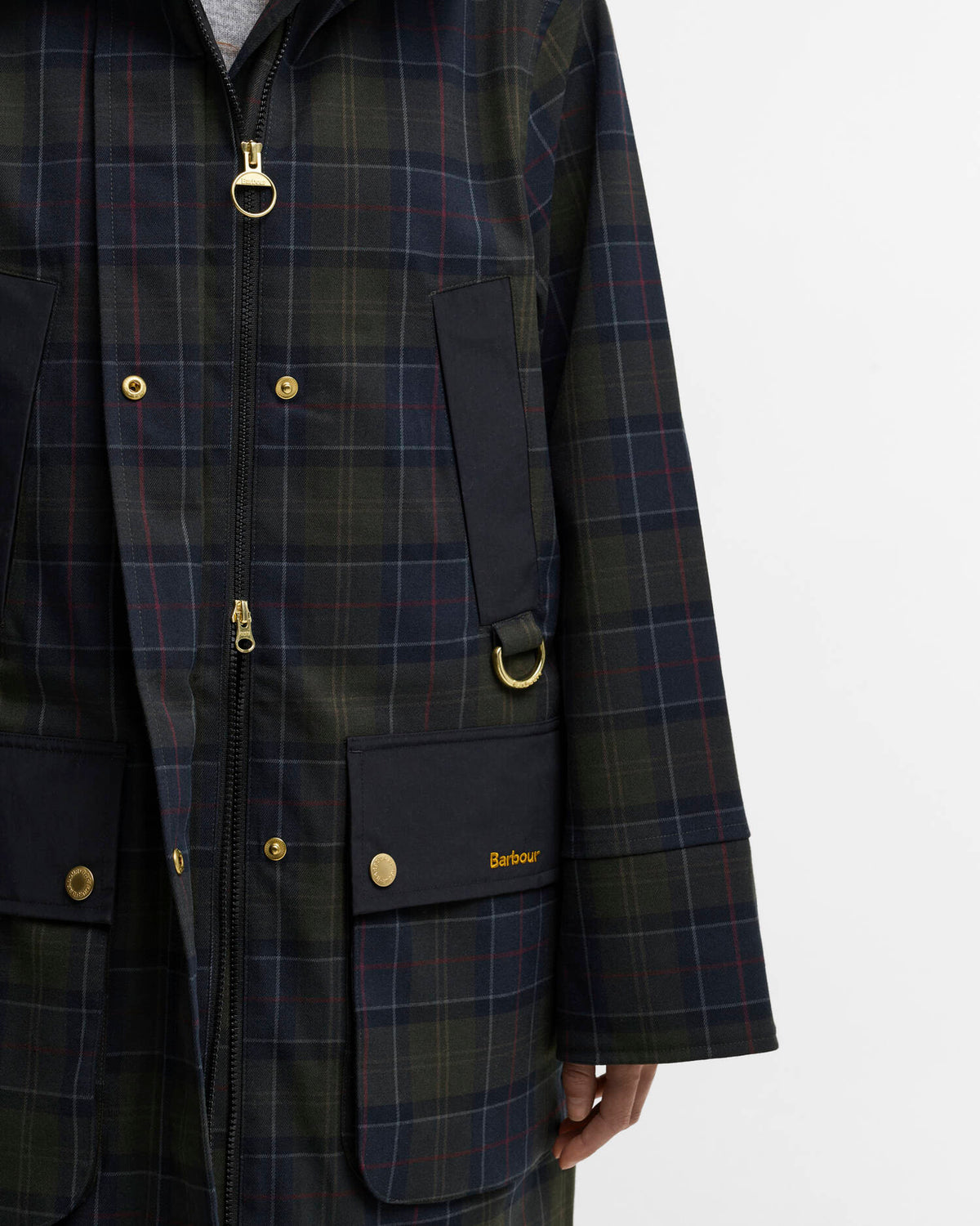 Barbour Rotsea Checked Waterproof Jacket