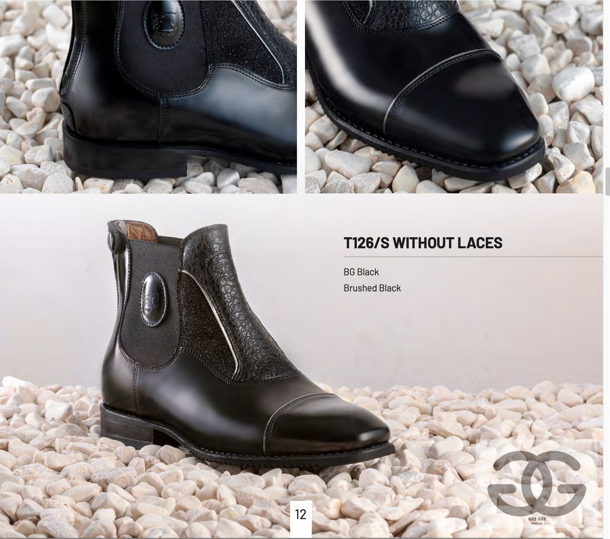DeNiro custom  Black Paddock boot in stock