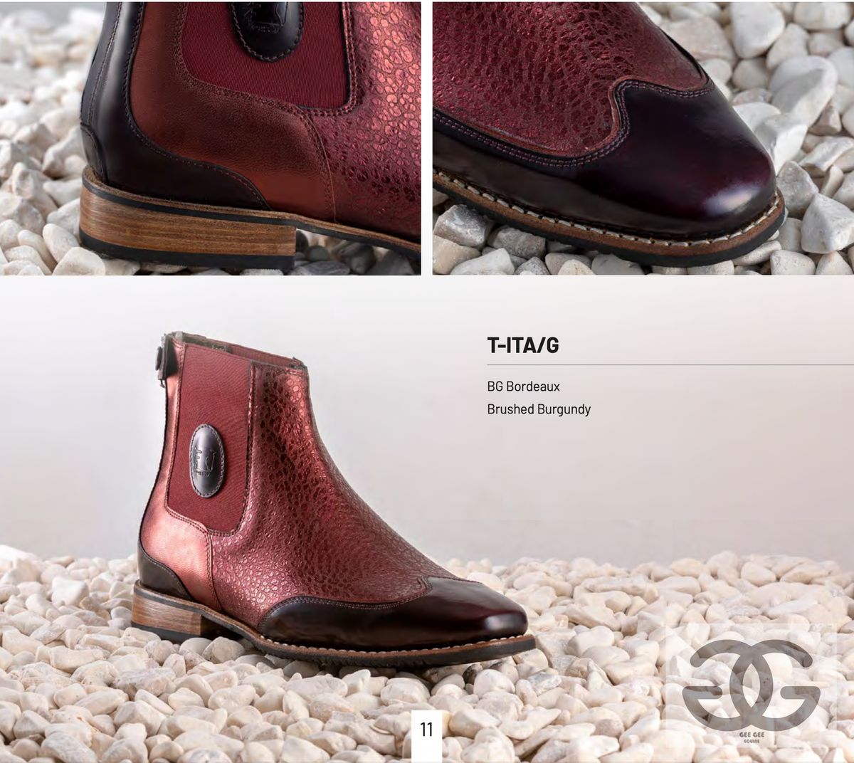 DeNiro Paddoc kboot  Burgundy
