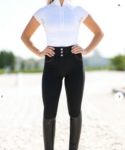 Novella Ruffle Breech Black