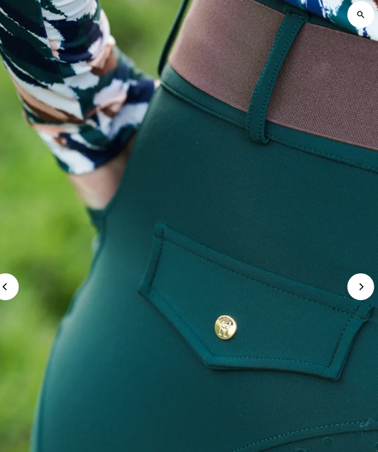 Novella The always Fit Pine Green full seat breech