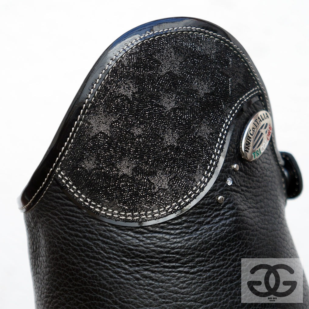 Deniro Salentino pebble leather Tall Boot