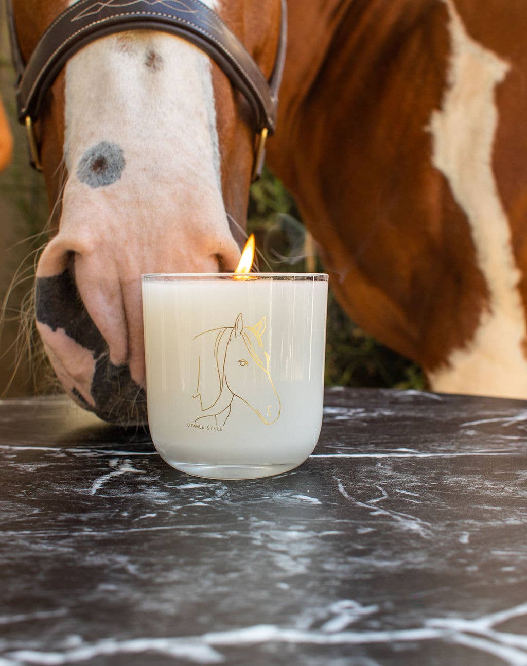 Stable Style Horse Soy Wax Candle - Spirit 
