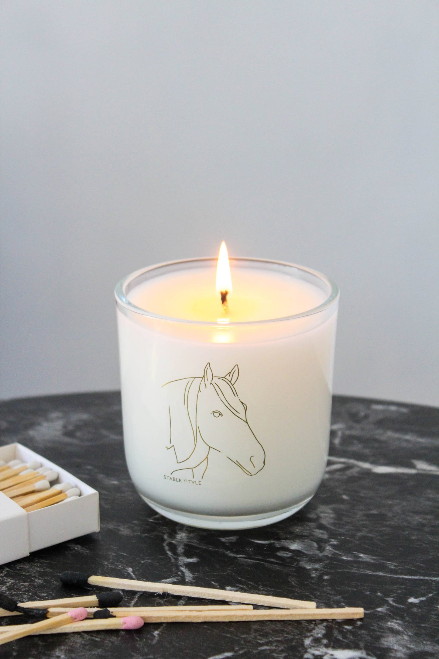 Stable Style Horse Soy Wax Candle - Spirit 