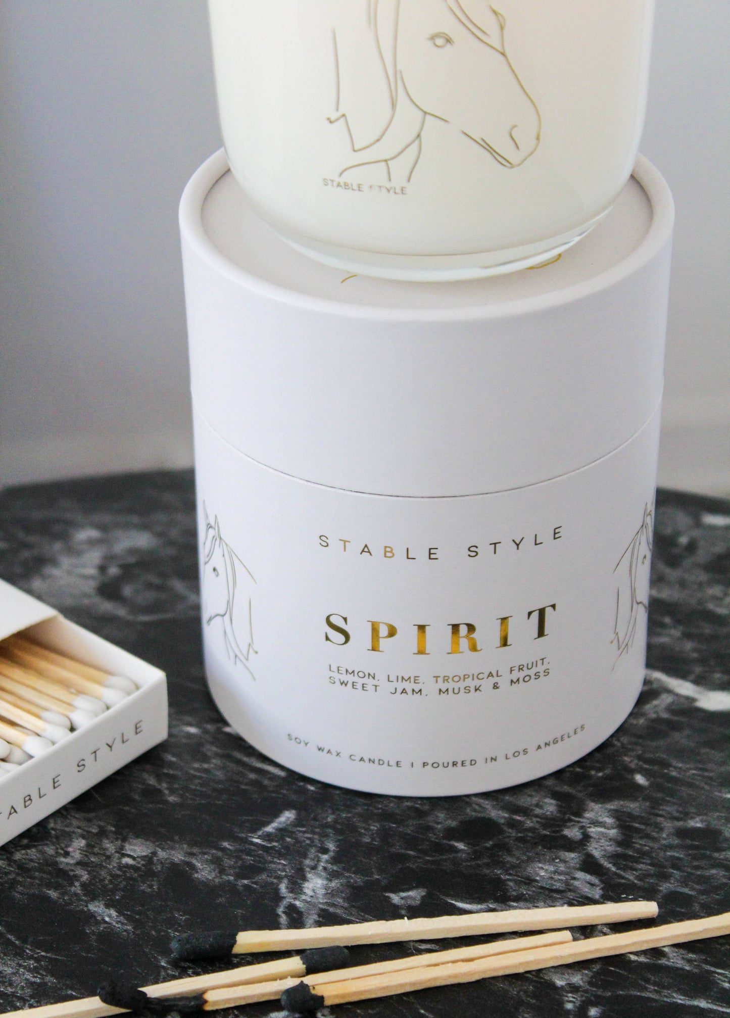 Stable Style Horse Soy Wax Candle - Spirit 