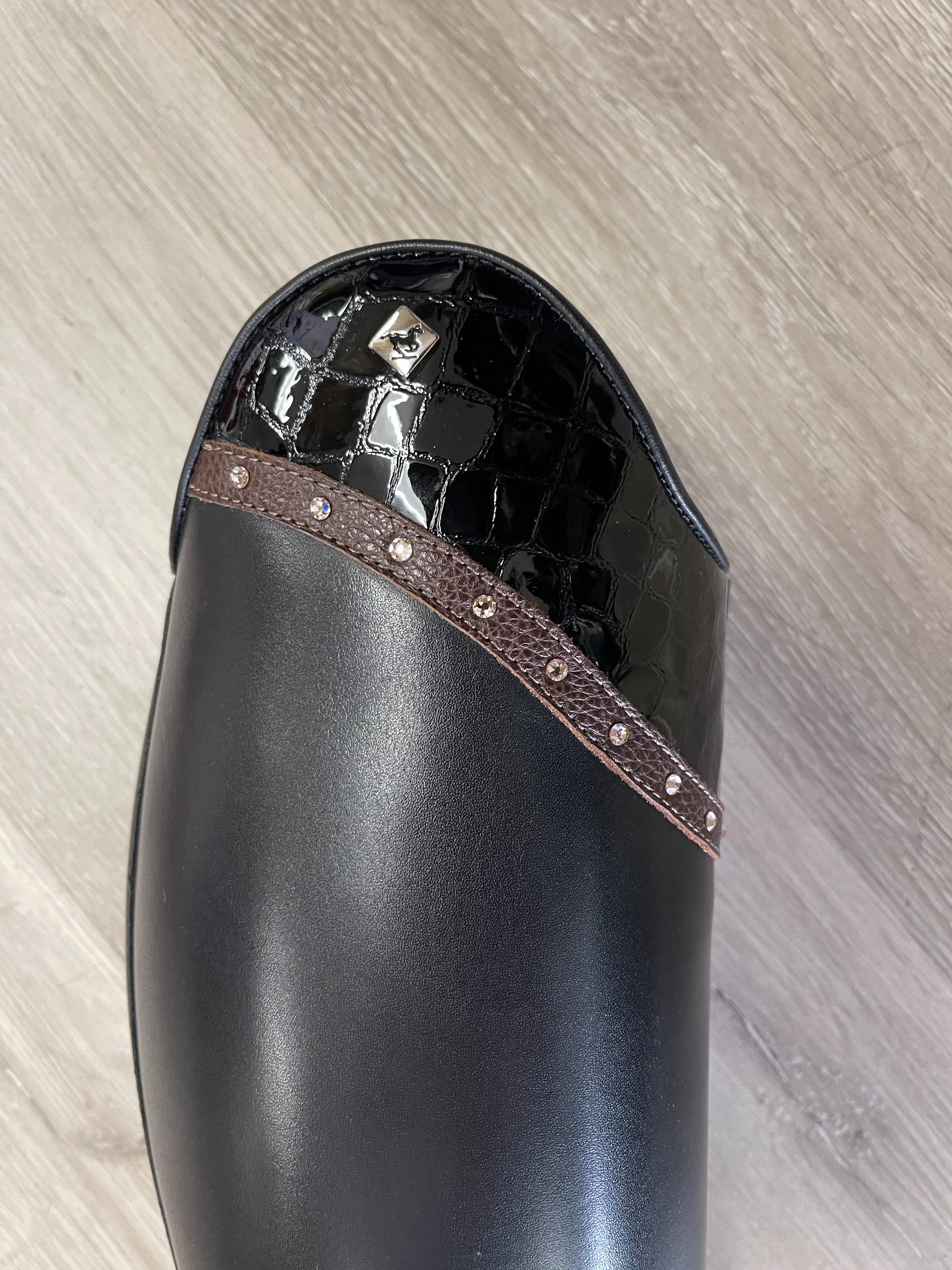 DeNiro Tiziano Dressage Custom Boot With Moka Accent