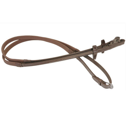 Antares Fancy Rubber Reins for Horse Control - Gee Gee Equine 