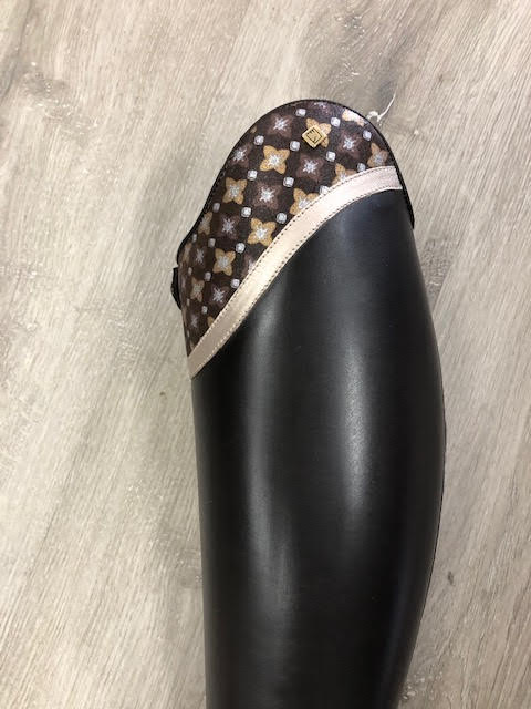 Tiziano Dressage boot Caffe  with LV top