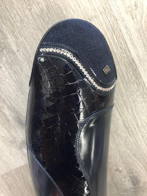 Bottes D'équitation DeNiro Raffaello – Femme, Taille 41/10, Cuir Italien, Mollet XXL