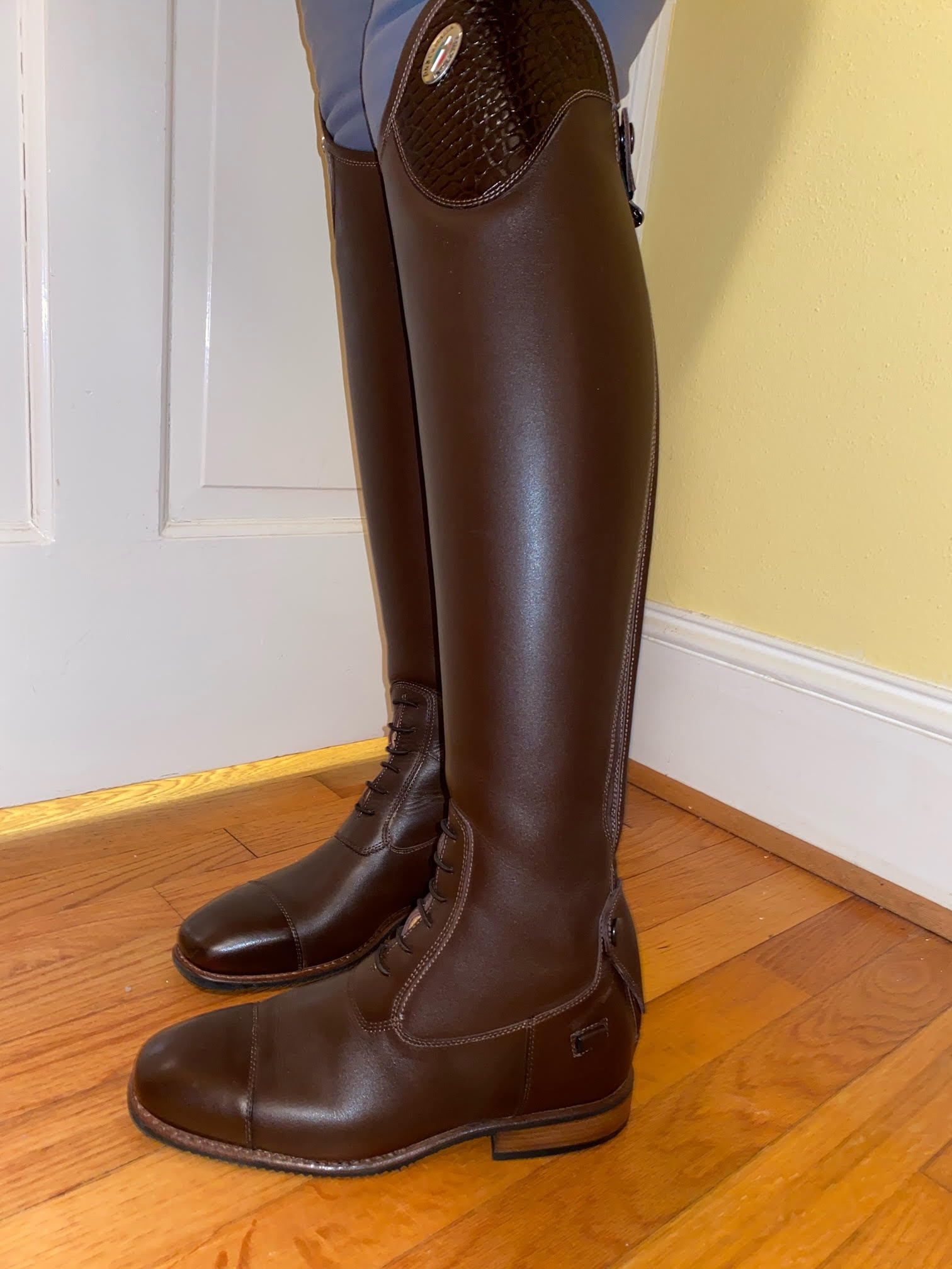 Bottes en cuir modèle SALENTO 01 sans lacets - DeNiro Bottes en cuir modèle SALENTO 01 sans lacets - DeNiro